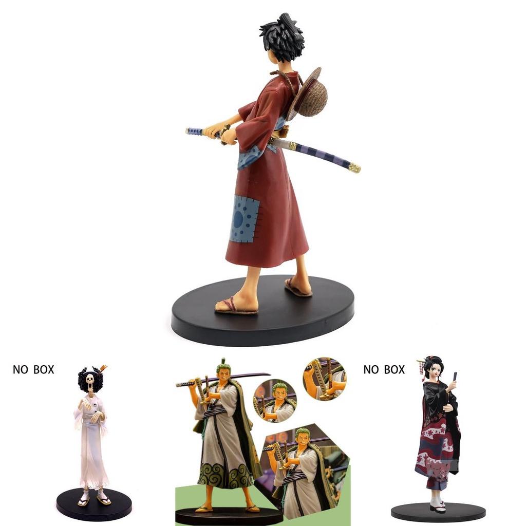 Изысканная коллекция фигурок One Piece с персонажами Луффи, Робин, Кику, Нами, Усоппом, Чоппером, Санджи, Зоро