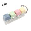 Anxiety Relief Finger Toy 3/4-Keys Keyboard Fidget Toy, Stress Push Button Sensory Gadget Clicker Keychain, Pocket Size Mechanical Portable