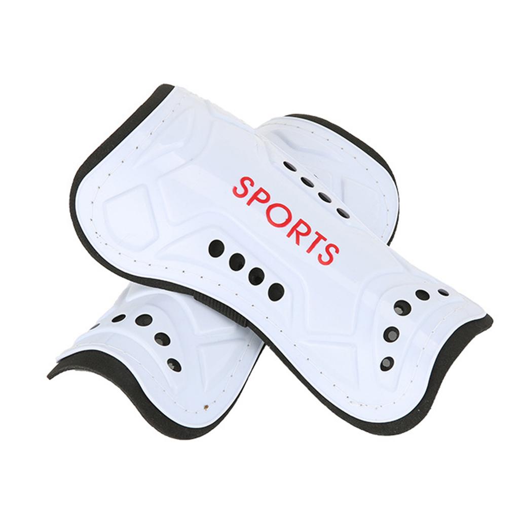 1 Pair Soccer Shin Guard Teens Breathable Shockproof Soccer Sports Shin Pad Adjustable Football Leg Protective Guards