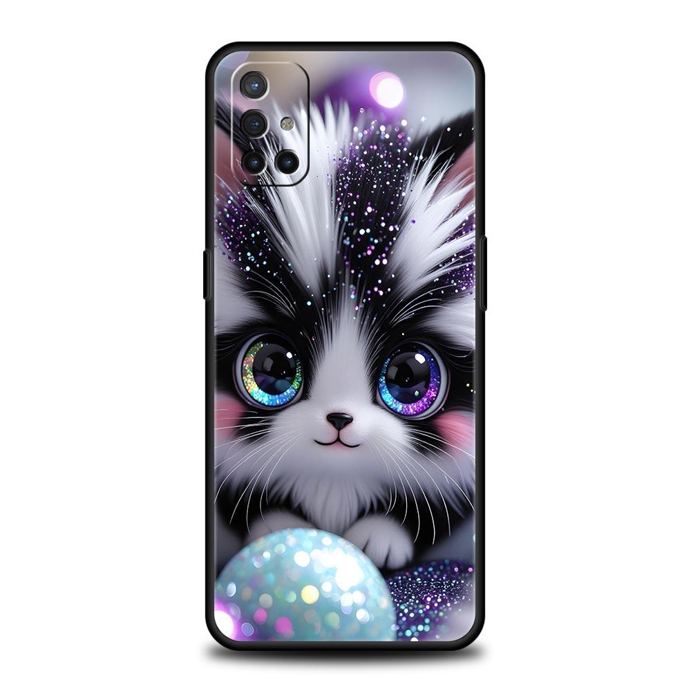 Phone Case For Oneplus 13R 13 12 10T 11 R10 Nord N100 N200 N10 9 9R CE 2 3 Z Pro Lite 5G Soft TPU Cover Colorful Cat Design Bags