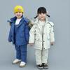 Winter Baby Down Jackets for Boys, Small and Medium-sized Children, Two-piece Suits for Girls, Overalls and Jumpsuits