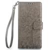 For Samsung Galaxy A15 4G/A15 5G Magnetic Case Imprinted Deer Tree Pattern Cover with Hand Strap
