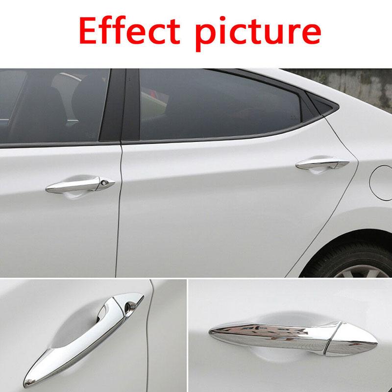 Для Elantra 2011 2012 2013 2014 2015 хромированная отделка дверной ручки комплект