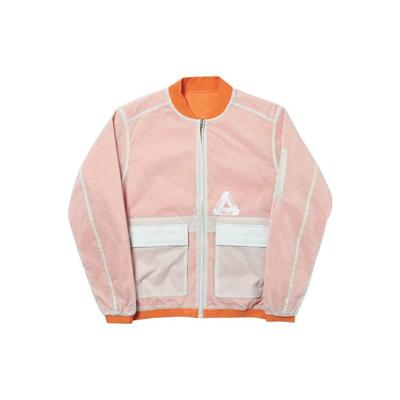 Palace Двусторонний бомбер Overplay с буквенно-цифровым логотипом, куртка унисекс, оранжевый P16JK031