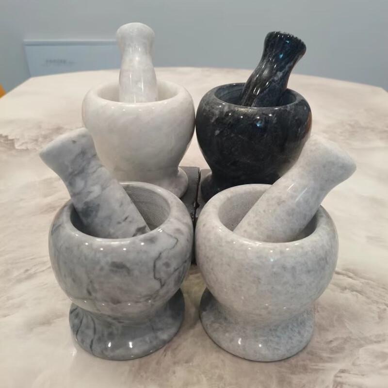 Набор ступки и пестика из натурального камня