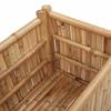 Raised Planter Brown 70 x 35 x 70 cm Bamboo