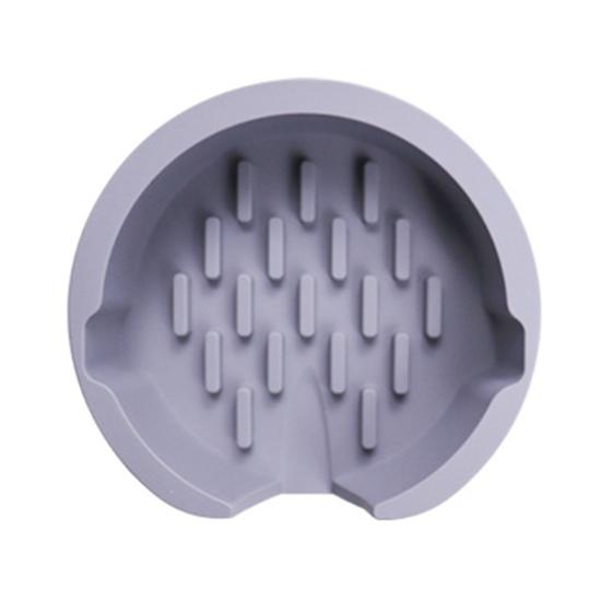 Держатель для губки с присоской, нескользящий дизайн, быстросохнущий силиконовый держатель для губки