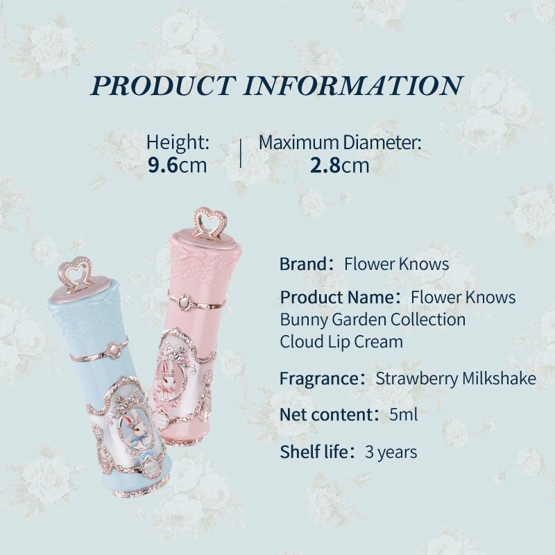 Flower Knows Макияж Коллекция Сад Зайчика Облачный Крем Для Губ Матовая Бархатная Помада Корейский Тинт Для Губ