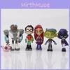 Adorable Teen Titans Go Figure Set Featuring Robin Raven Beast Boy And Starfire