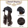 MISSQUEEN Synthetic Beret And Fisherman's Hat Wig Extension Long Wavy Hair Suitable For Women Daily Wear