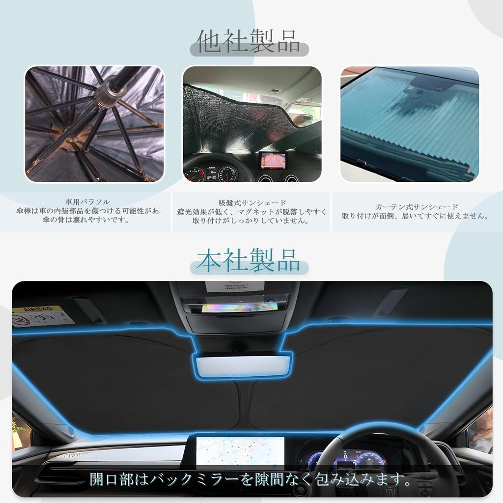CDEFG Toyota Crown Crossover Front Sunshade with 35 Series Crown from September 2022 Windshield Light Heat Prevents Provides and is Suitable for Car