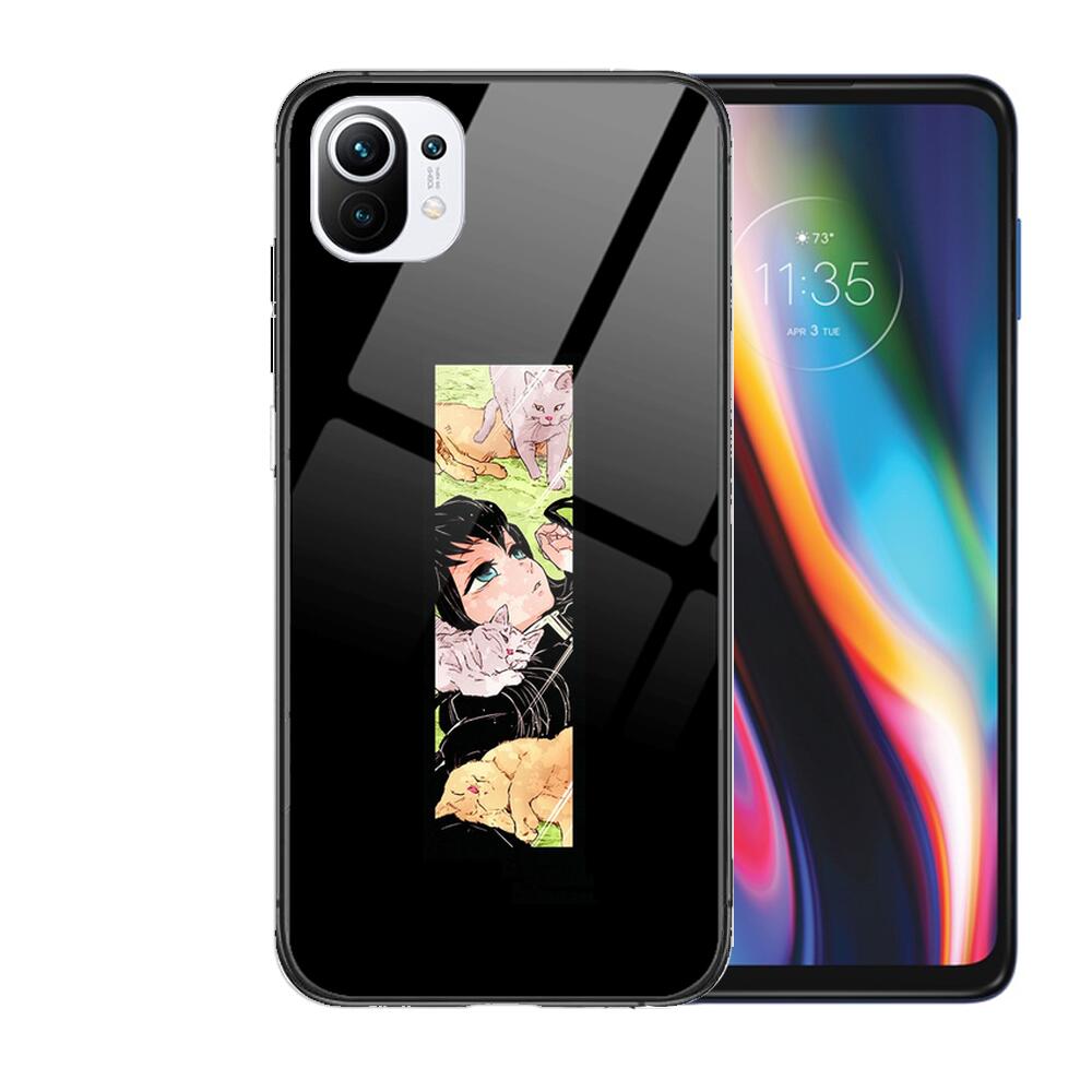 Чехол для телефона из мягкого закаленного стекла Kamado Nezuko Kimetsu No Yaiba Demon Slayer TPU для Xiaomi Redmi 11 Lite Pro Ultra 10T 10 9