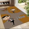 Custom Name Mr. Bean's Adventure Carpet Rug Customizable Soft Washable Anti-Slip Home Living Room Sofa Mats Personalized Rug. 0909292