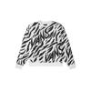 Vans Tiger Pattern Crew Neck Sweatshirt Unisex Tops White VN0002BPYM8
