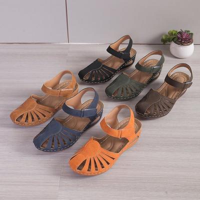 Новые летние туфли 2024 года на плоской подошве, удобные женские сандалии с мягкой подошвой и накладки на носки для женщин