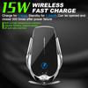 15w Automatic Sensor Charger Car Wireless Charge Holder With Magnetic Head Universal For Phones Qi Wireless Charger Car Mount