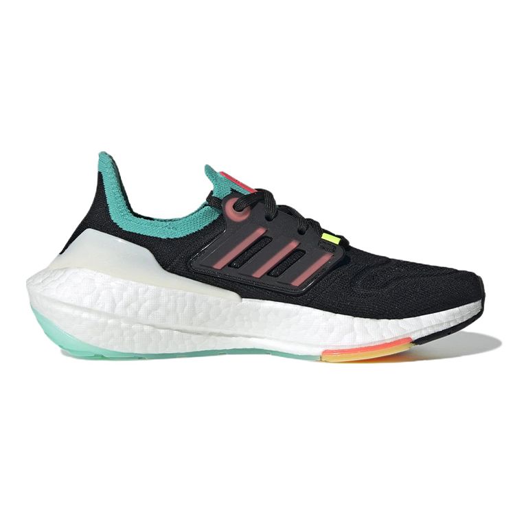 adidas Детские кроссовки UltraBoost 22 J Black Turbo Mint Core-Black Mint-Rush GY4516