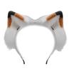 Плюшевые кошачьи ушки, ободки, хвост, мягкий костюм, аксессуар для волос для Хэллоуин-вечеринок, для детей и взрослых, регулируемая мультяшная повязка на голову