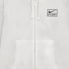 Толстовка с капюшоном Stussy x Nike из окрашенного пигментом флиса с застежкой-молнией (Азия) Уличная одежда унисекс Light Bone FZ9991-072