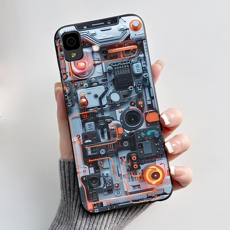 Чехол Для TCL 30Z 30T 30LE Чехол Для Телефона Роскошный Дракон Милый Крутой Мальчики Девочки Черный Мягкий Силикон Задняя Крышка Для TCL 30 Z T LE Оболочка