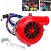 Universal Car Fake Dump Electronic Turbo Blow Off Hooter Valve Analog Sound BOV Electronic Relief Valve Red