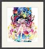 No Game No Life 10th Anniversary Framed Reproduction Original Artwork White Approx. W37.7 X D3.5 X H40.4cm Paper Wood