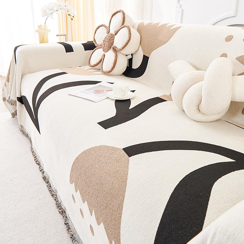 Nordic Creative Sofa Towel Full Cover Cloth Chenille Thickened Anti-Scratching Sofa Cover All-Inclusive Universal Cover