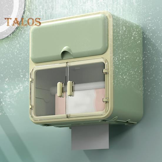 Tissue Organizer with Drawer Dustproof Modern Stylish Washroom Toilet Paper Holder Home Supplies