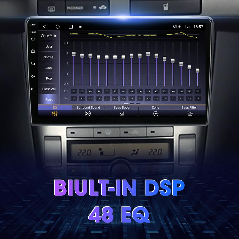 2 Din Android 11 автомобильное радио для Toyota Avensis T250 2 II 2003-2009 Мультимедийный видеоплеер Навигация GPS 4G Carplay Авто Стерео