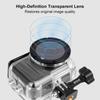 For Insta360 GO Ultra 50m Waterproof Case Camera Dive Housing Cover (Transparent)