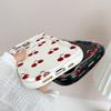 For OPPO A38 A18 A60 A58 A57s A96 Reno12 13 Realme C31 C30 Vivo V30 Y27s Y28 Y36 Y76 Wavy Edge Cherry Design Soft Silicone Phone Case