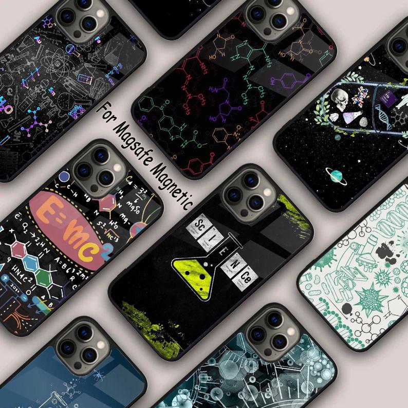 Science Case Magnetic Phone Case For APPLE iPhone 17 Air 16 14 13 12 Pro Max 15 Plus Wireless Charge With MagSafe Cover