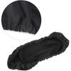 1 Pair Knitted Elastic Fabric Chair Armrest Covers Office Wheelchair Arm Rest Pad Elbows Forearms Pressure Relief slipcover (Black)