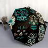 1pc Sugar Skulls Automatic Umbrella - 8-Rib Durable Frame, Portable Fashion Accessory & Holiday Gift yy251117170