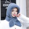 Women Hat Solid Color Elastic Knitted Warm Winter Hat