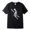 Men's T-shirt High Quality 100% Cotton Funny Moon Astronaut Print Summer Casual Loose Men Tshirt O-neck Male T-shirt Tees Tops