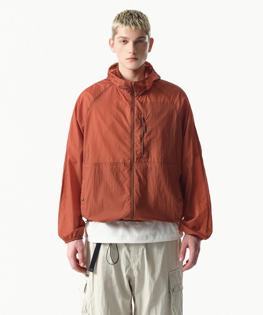 Musinsa Standard [City Leisure] Lightweight Packable Windbreaker Jacket 2 [Orange]
