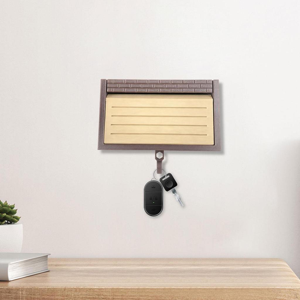 Car Garage Key Holder with Opening Door Keychain 3D Printed Opener Keys Rack for Entryway