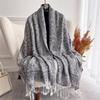 [T790] Luxury Fashion Bohemian Paisley Designer Thick Ethnic Style Jacquard Scarf Women Muslim Hijab Tassel Shawl Wrap Pashmina