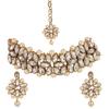 Latest Choker Design Antique Kundan Traditional Necklace Jewellery Set for Women