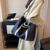 Women's Canvas Portable Bag Large Capacity Casual Shoulder Bag Campus Sports New Fashion Wholesale