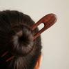 U Shaped Wooden Hair Sticks Handmade Ponytail Hair Bun Maker Delicate Hair Forks  Hair Accessories