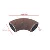 90° Large Diameter Seamless Carbon Steel Elbow, Anti-Corrosion & High-Temperature Resistant Pipe Fitting.