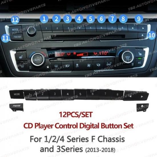 Кнопка MAX AUTO для кондиционера, воздуха, CD на приборной панели автомобиля для BMW 4 серии F32 F33 F36 2011 -2018