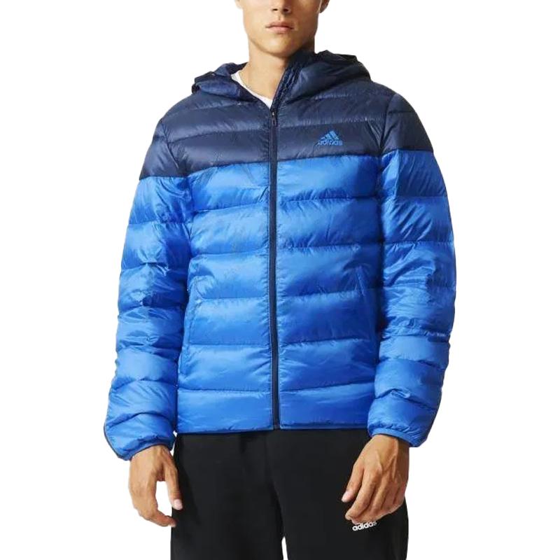 adidas Спортивная куртка с капюшоном Мужские куртки Синяя AB4653