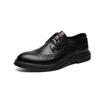 Men Casual Shoes Lace Up Male Dress Shoes Fashional Men Business Breathable Round Toe Casual Shoe Outdoor Leather Shoes Big Size