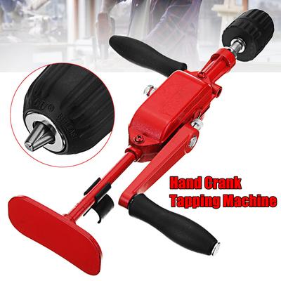 1 шт. Ручная дрель из нержавеющей стали 0,8-10 мм Сверлильный патрон Двухскоростная ручная дрель Автоматическая миниатюрная ручная дрель с ручным приводом Метчикодержатель