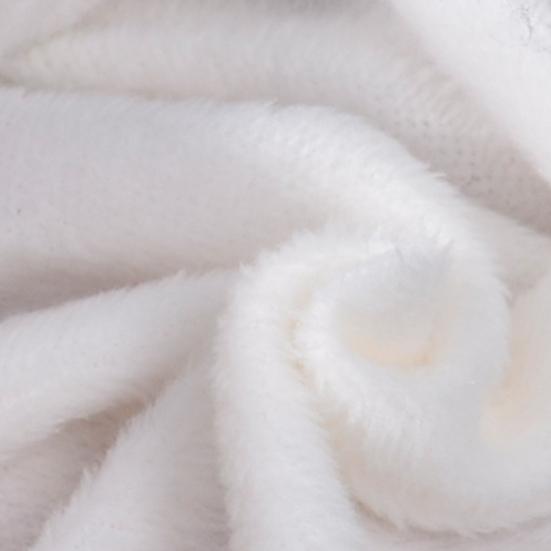 2 шт./комплект женская зимняя шапка и шарф комплект плюшевый мяч декор контрастный цвет плотный