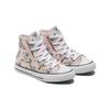 Converse Кеды Chuck Taylor All Star Canvas с полным принтом, высокие, для детей, Детские кеды, Розовый, Серый, 671100C