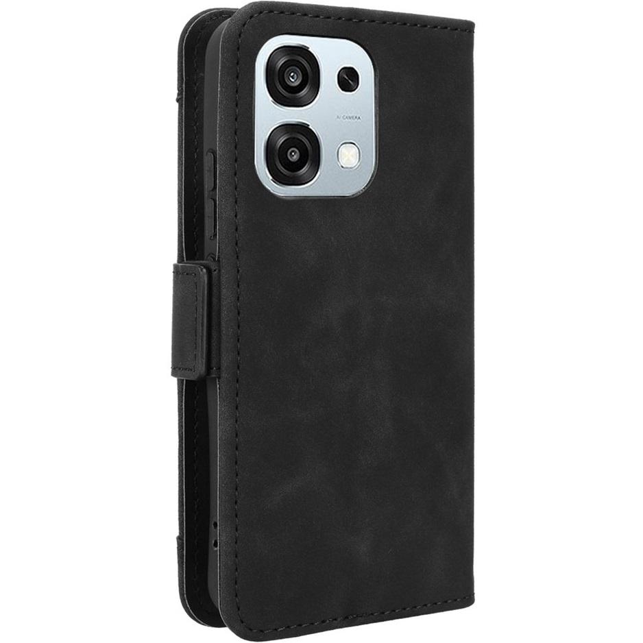 Flip Case for Oppo A6 Pro 5G, Card Slot, Black